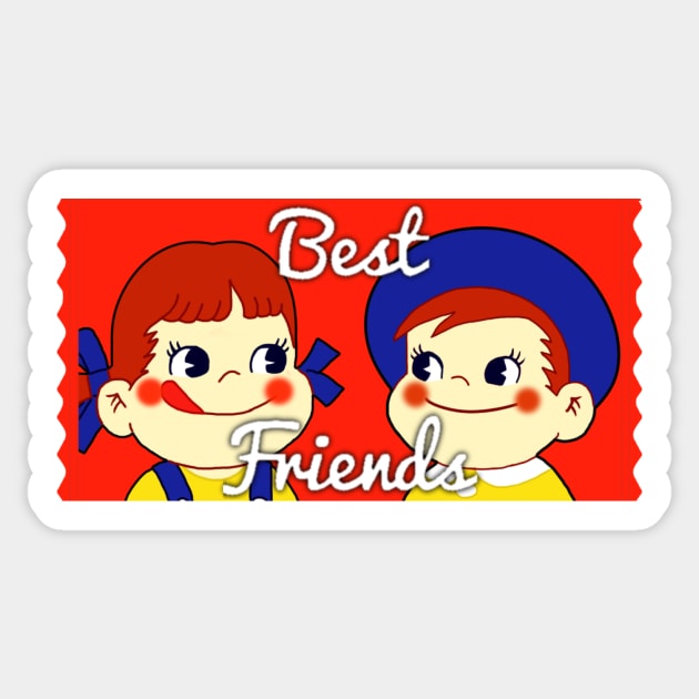 Peko-chan & Poco-chan Best Friends Sticker by chillayx